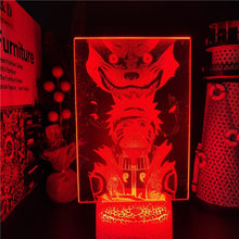 Lade das Bild in den Galerie-Viewer, Naruto Uzumaki Kurama 3D Lampe kaufen