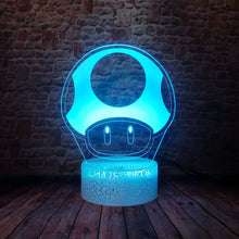 Lade das Bild in den Galerie-Viewer, Toad aus Super Mario als Nachtlampe Licht kaufen