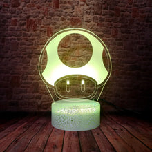Lade das Bild in den Galerie-Viewer, Toad aus Super Mario als Nachtlampe Licht kaufen