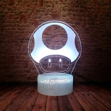 Lade das Bild in den Galerie-Viewer, Toad aus Super Mario als Nachtlampe Licht kaufen