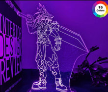Lade das Bild in den Galerie-Viewer, Final Fantasy Nacht Licht Lampe mit leuchtenden Farben kaufen