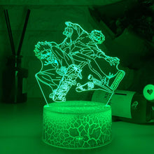 Lade das Bild in den Galerie-Viewer, 3D LED Hologramm Nachtlampe Anime Sk8 Die Unendlichkeit Reki Kyan kaufen