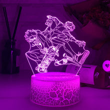 Lade das Bild in den Galerie-Viewer, 3D LED Hologramm Nachtlampe Anime Sk8 Die Unendlichkeit Reki Kyan kaufen