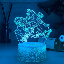 Lade das Bild in den Galerie-Viewer, 3D LED Hologramm Nachtlampe Anime Sk8 Die Unendlichkeit Reki Kyan kaufen