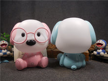 Lade das Bild in den Galerie-Viewer, Niedliche Nacht Lampe it Welpen Hunde Motiv kaufen