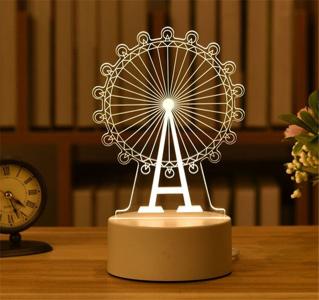 3D Lampe Deko Tischlicht in vielen verschiedenen Motiven kaufen