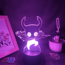 Lade das Bild in den Galerie-Viewer, Hollow Knight Lampe Nachtlicht 3D Effekt, Farbwechsel kaufen