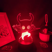 Lade das Bild in den Galerie-Viewer, Hollow Knight Lampe Nachtlicht 3D Effekt, Farbwechsel kaufen