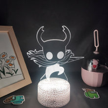 Lade das Bild in den Galerie-Viewer, Hollow Knight Lampe Nachtlicht 3D Effekt, Farbwechsel kaufen