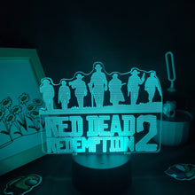 Lade das Bild in den Galerie-Viewer, Red Dead Redemption 2 Logo Lampe Nachtlicht Deko Licht kaufen