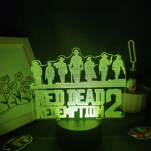 Lade das Bild in den Galerie-Viewer, Red Dead Redemption 2 Logo Lampe Nachtlicht Deko Licht kaufen