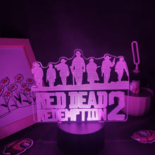 Lade das Bild in den Galerie-Viewer, Red Dead Redemption 2 Logo Lampe Nachtlicht Deko Licht kaufen