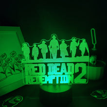 Lade das Bild in den Galerie-Viewer, Red Dead Redemption 2 Logo Lampe Nachtlicht Deko Licht kaufen