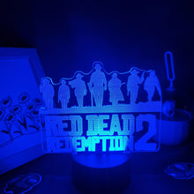 Lade das Bild in den Galerie-Viewer, Red Dead Redemption 2 Logo Lampe Nachtlicht Deko Licht kaufen