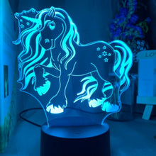 Lade das Bild in den Galerie-Viewer, 3D Lampe Niedliches Einhorn kaufen