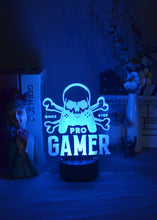 Lade das Bild in den Galerie-Viewer, Coole 3D Illusion LED Lampe mit Pro Gamer Motiv - Farbwechsel kaufen