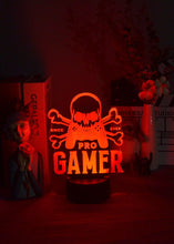 Lade das Bild in den Galerie-Viewer, Coole 3D Illusion LED Lampe mit Pro Gamer Motiv - Farbwechsel kaufen