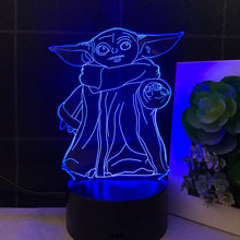 Lade das Bild in den Galerie-Viewer, Star Wars Yoda Nacht Lampe Deko Licht kaufen