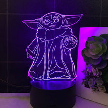 Lade das Bild in den Galerie-Viewer, Star Wars Yoda Nacht Lampe Deko Licht kaufen
