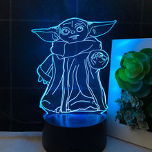 Lade das Bild in den Galerie-Viewer, Star Wars Yoda Nacht Lampe Deko Licht kaufen
