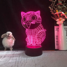 Lade das Bild in den Galerie-Viewer, Lustige Katzen Nacht Lampe mit LED 3D Effekt kaufen
