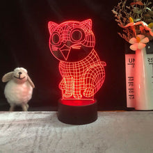 Lade das Bild in den Galerie-Viewer, Lustige Katzen Nacht Lampe mit LED 3D Effekt kaufen