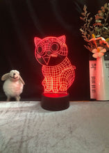 Lade das Bild in den Galerie-Viewer, Lustige Katzen Nacht Lampe mit LED 3D Effekt kaufen