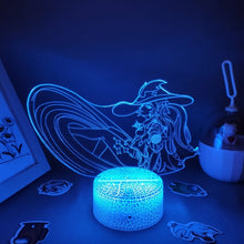 Lade das Bild in den Galerie-Viewer, Genshin Impact Nacht Lichter Deko Lampen mit 3D Effekt - viele Motive kaufen