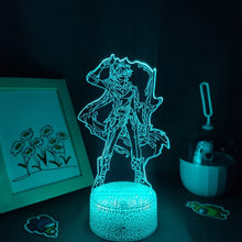 Lade das Bild in den Galerie-Viewer, Genshin Impact Nacht Lichter Deko Lampen mit 3D Effekt - viele Motive kaufen