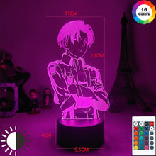 Lade das Bild in den Galerie-Viewer, Attack On Titan Anime Nachtlicht kaufen