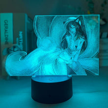Lade das Bild in den Galerie-Viewer, League of Legends The Nine-Tailed Fuchs Nachtlicht Nachtlampe kaufen