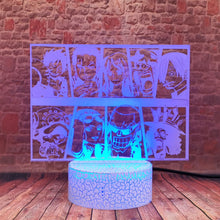 Lade das Bild in den Galerie-Viewer, One Piece Manga Nacht Licht Lampe Comic Design kaufen