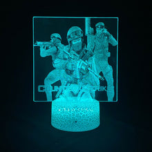 Lade das Bild in den Galerie-Viewer, Counter Strike 3D LED Nacht Lampe mit Farbwechsel kaufen
