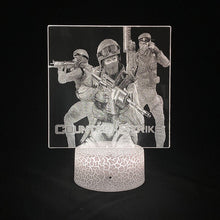 Lade das Bild in den Galerie-Viewer, Counter Strike 3D LED Nacht Lampe mit Farbwechsel kaufen