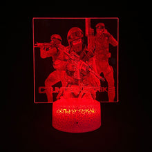 Lade das Bild in den Galerie-Viewer, Counter Strike 3D LED Nacht Lampe mit Farbwechsel kaufen