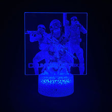 Lade das Bild in den Galerie-Viewer, Counter Strike 3D LED Nacht Lampe mit Farbwechsel kaufen