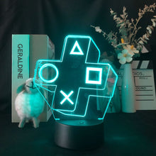 Lade das Bild in den Galerie-Viewer, Game 3D Lamp Gamepad Evolution Lampe, Licht, Deko leuchtet in verschiedenen Farben kaufen