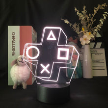 Lade das Bild in den Galerie-Viewer, Game 3D Lamp Gamepad Evolution Lampe, Licht, Deko leuchtet in verschiedenen Farben kaufen