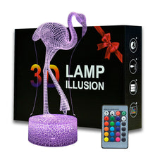 Lade das Bild in den Galerie-Viewer, Nachtlicht mit Flamingo Motiv kaufen