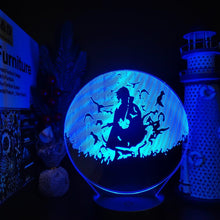 Lade das Bild in den Galerie-Viewer, 3D-Nachtlicht: Naruto Uchiha Itachi, Anime, Manga, LED-Illusionslampe kaufen