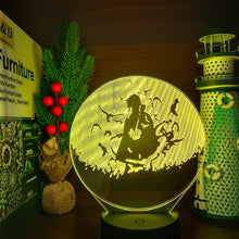 Lade das Bild in den Galerie-Viewer, 3D-Nachtlicht: Naruto Uchiha Itachi, Anime, Manga, LED-Illusionslampe kaufen