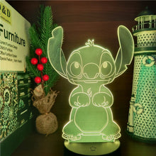 Lade das Bild in den Galerie-Viewer, Stitch 3D Nachlicht mit Farbwechsel kaufen