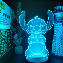Lade das Bild in den Galerie-Viewer, Stitch 3D Nachlicht mit Farbwechsel kaufen