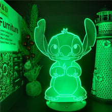 Lade das Bild in den Galerie-Viewer, Stitch 3D Nachlicht mit Farbwechsel kaufen