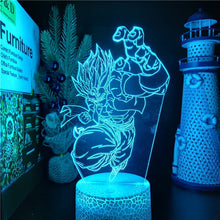 Lade das Bild in den Galerie-Viewer, Anime Gogeta Dragon Ball Z Super Saiyan Lampe kaufen