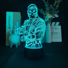 Lade das Bild in den Galerie-Viewer, Mortal Kombat Sub Zero LED Nachtlampe kaufen