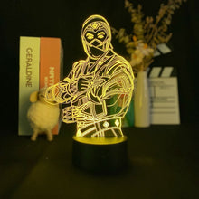 Lade das Bild in den Galerie-Viewer, Mortal Kombat Sub Zero LED Nachtlampe kaufen