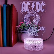 Lade das Bild in den Galerie-Viewer, 3D LED Lampe mit AC/DC Motiv kaufen