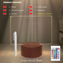 Lade das Bild in den Galerie-Viewer, Wiederbeschreibbares Nachtlicht mit wechselnden Farben kaufen