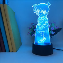 Lade das Bild in den Galerie-Viewer, Detektiv Conan Anime Nacht Lampe mit 3D LED Effekt kaufen